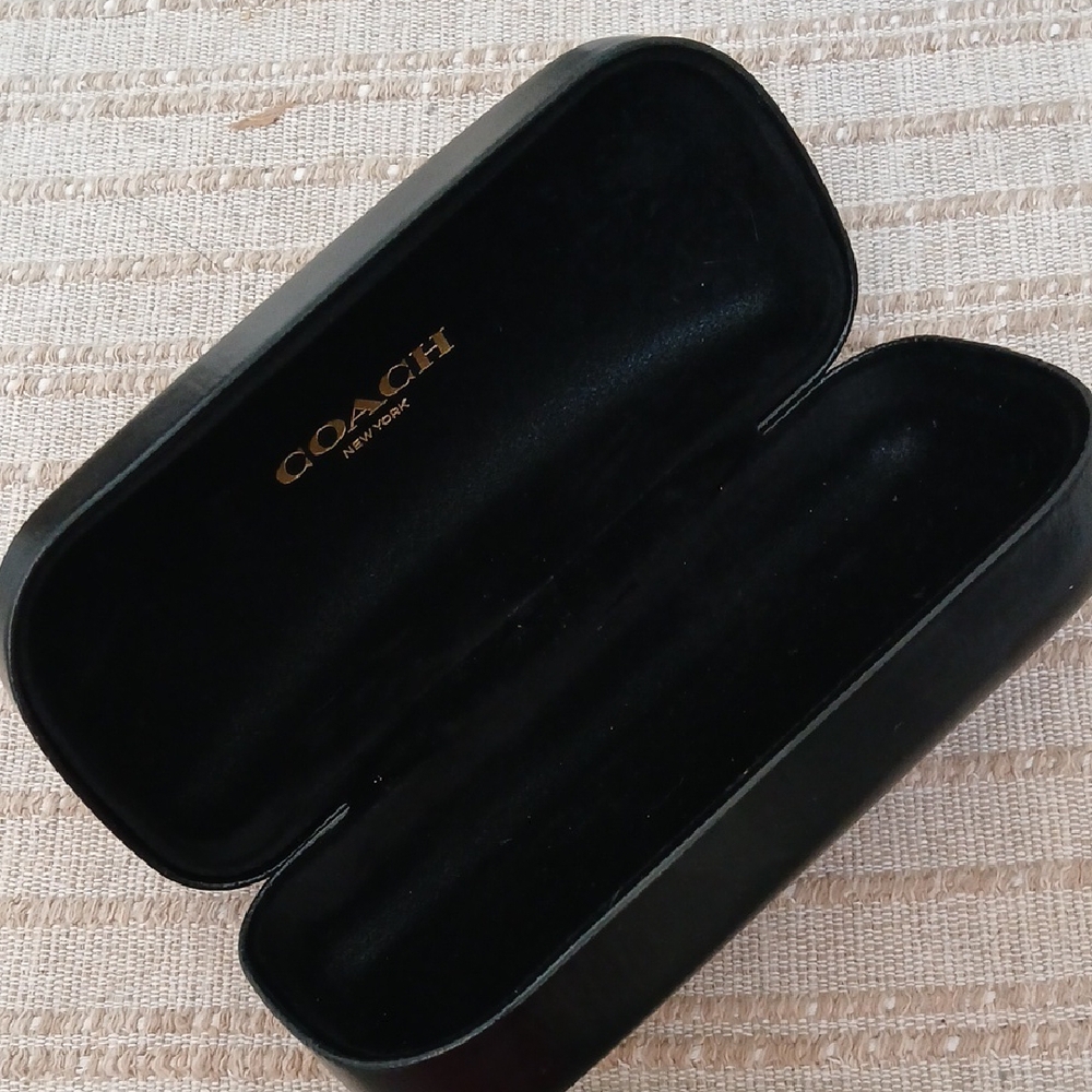 Coach Black Glasses Case NWOT - Picture 2 of 4